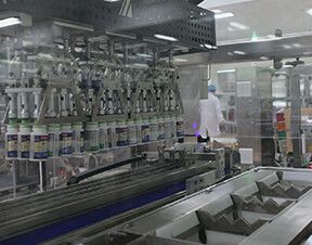 保健品包装现场