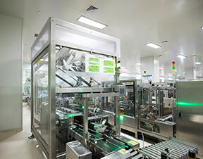 保健品包装现场