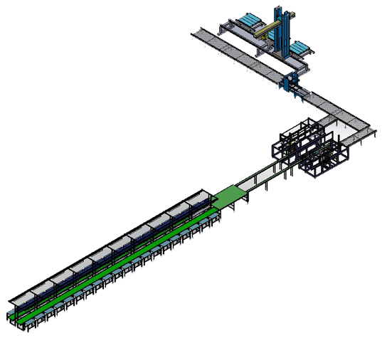 九阳人工装盒，自动装箱码垛线